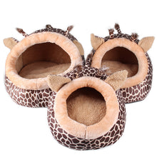 Load image into Gallery viewer, Soft Warm Leopard Cat House (S/M/L)