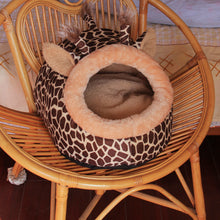 Load image into Gallery viewer, Soft Warm Leopard Cat House (S/M/L)