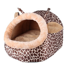 Load image into Gallery viewer, Soft Warm Leopard Cat House (S/M/L)