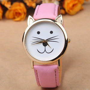 Cute Cat Trendy Watch