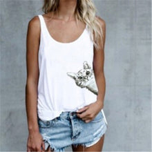Load image into Gallery viewer, Stylish Cat Tshirt for Woman