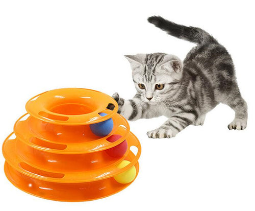 Top Quality Cat Pet Triple Disc Balls Toy