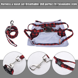 Outdoor Cats Vest Harness & Leash Set Comfortable