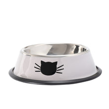 Load image into Gallery viewer, Stainless Steel Anti Skid Cat Food Water Dish Bowl